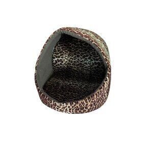 Best Friends by Sheri Leopard Print Dome Pet Bed – Approx. 12” W x 15” H